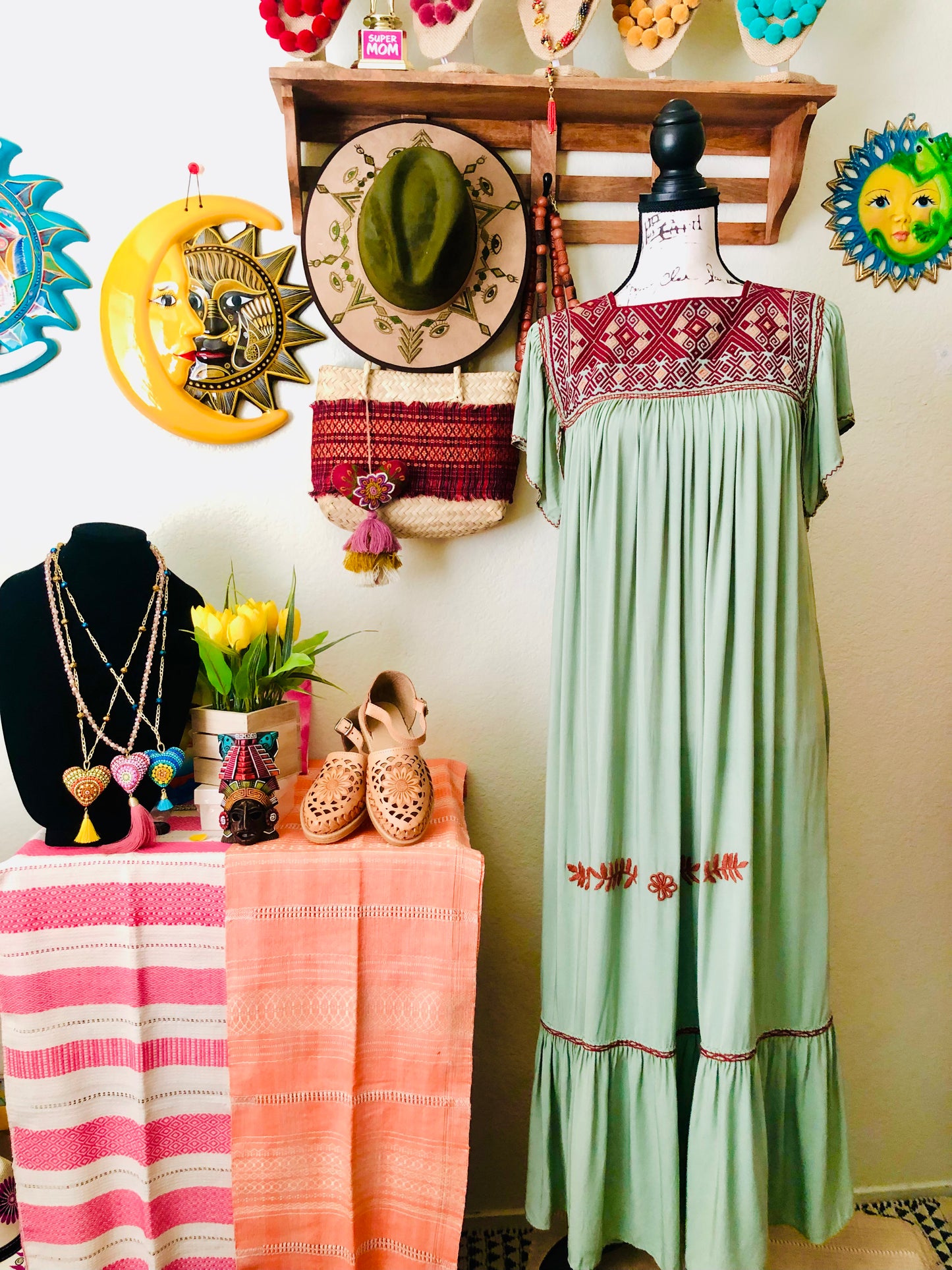 Sage Larrainzar Maxi-Dress