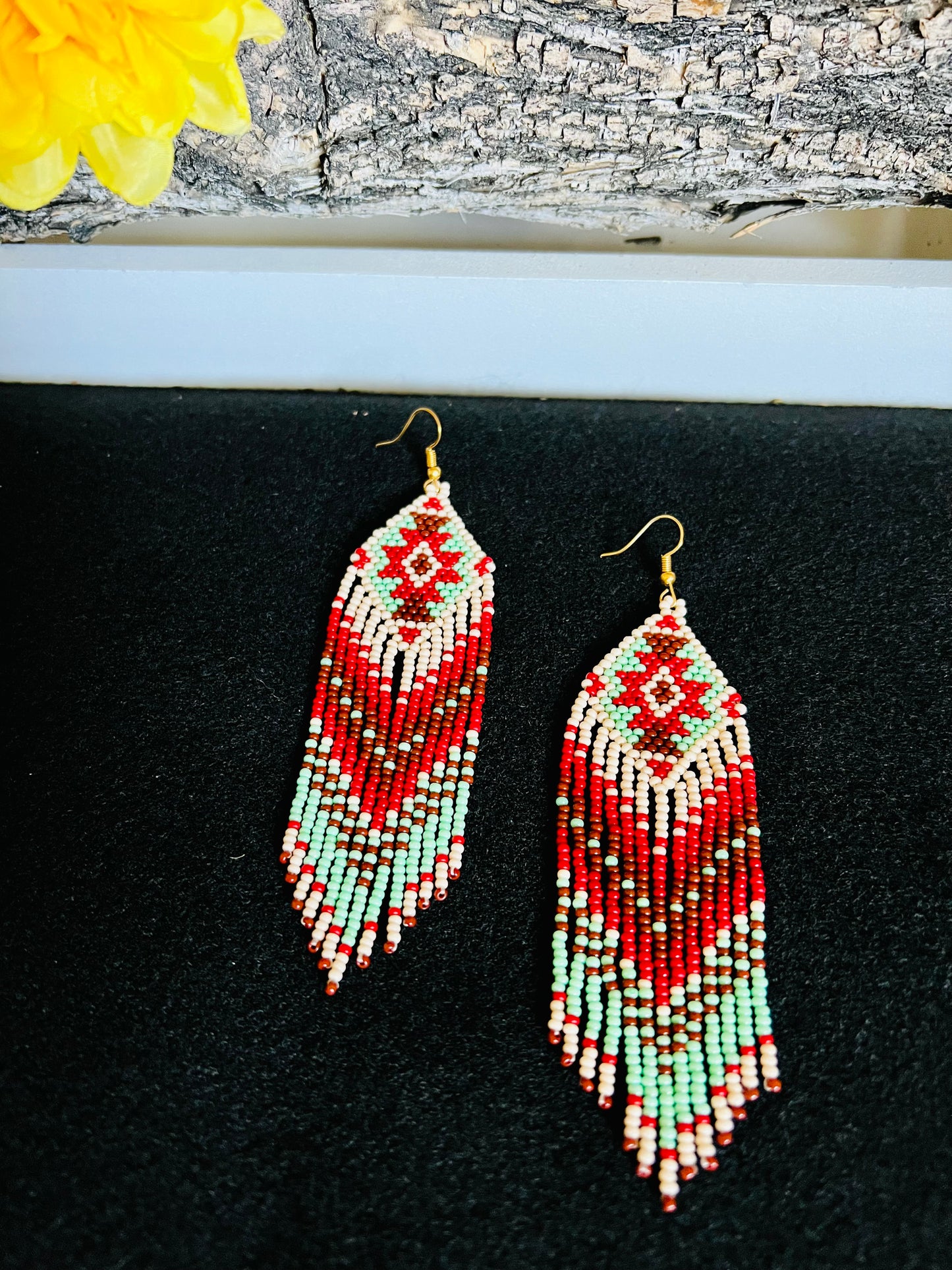 Southwest Style Beaded Earrings