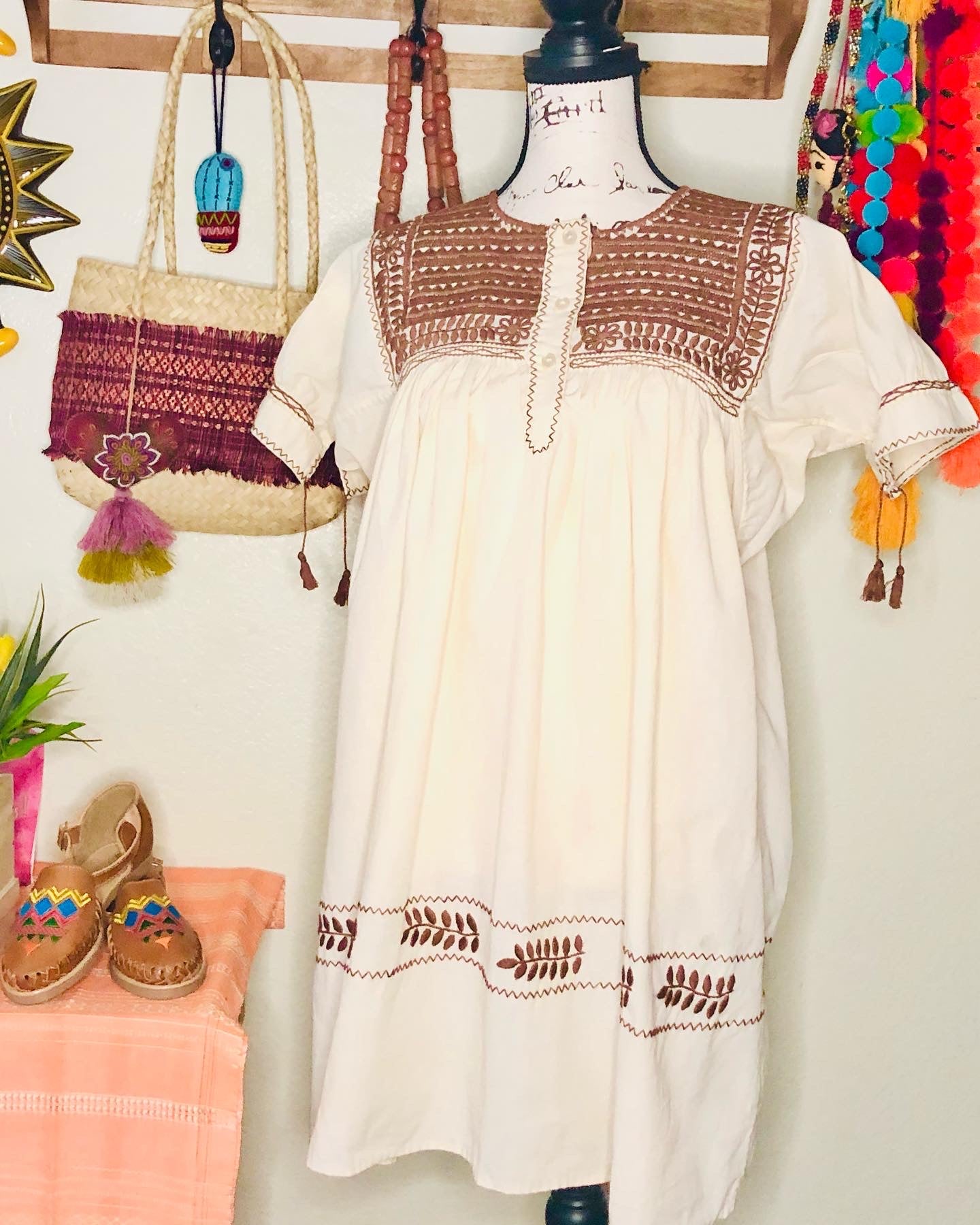 Aguacatenango Embroidery Dress