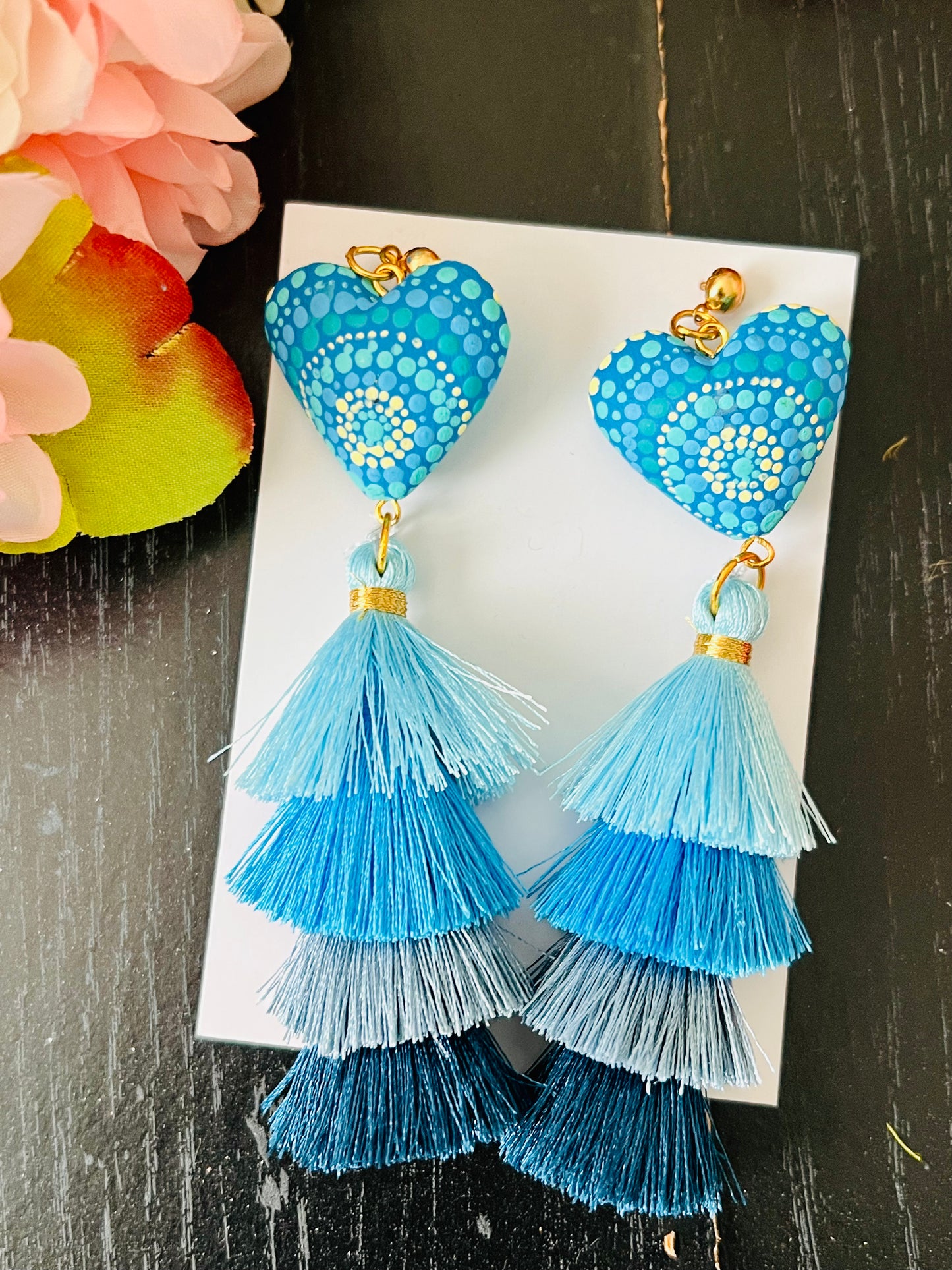 Corazón de Copal Earrings