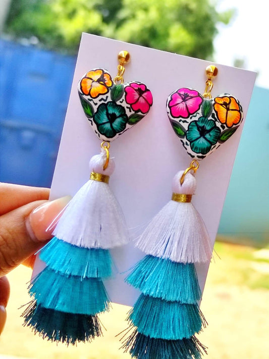 Corazón de Copal Earrings