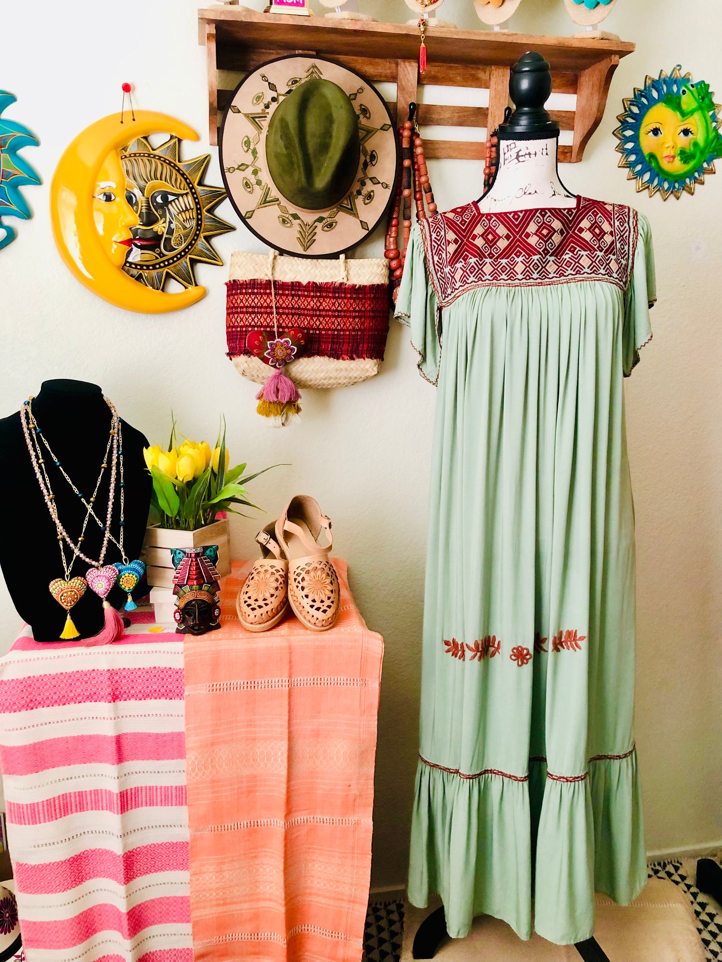 Sage Larrainzar Maxi-Dress