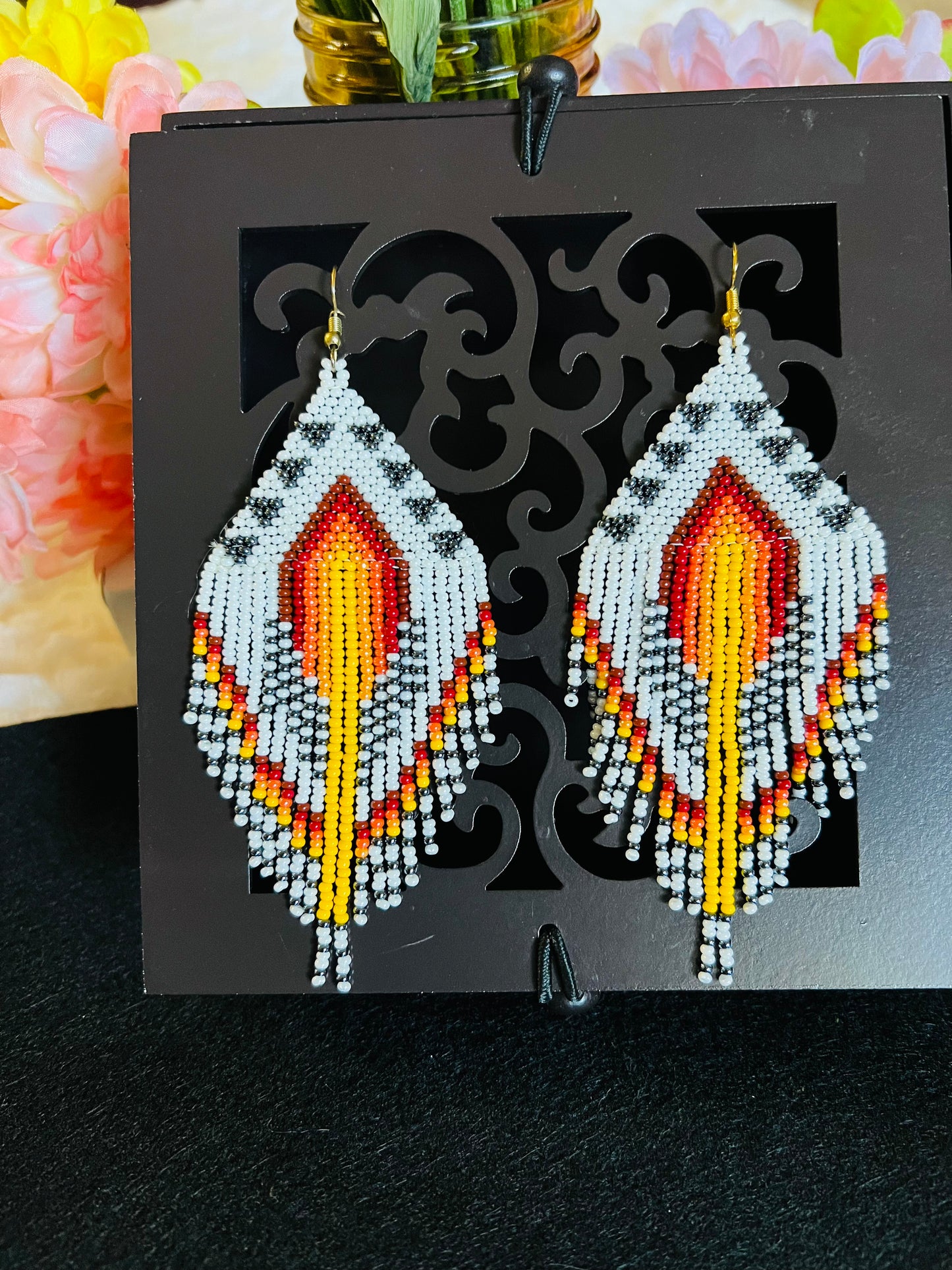 Southwest Style Beaded Earrings