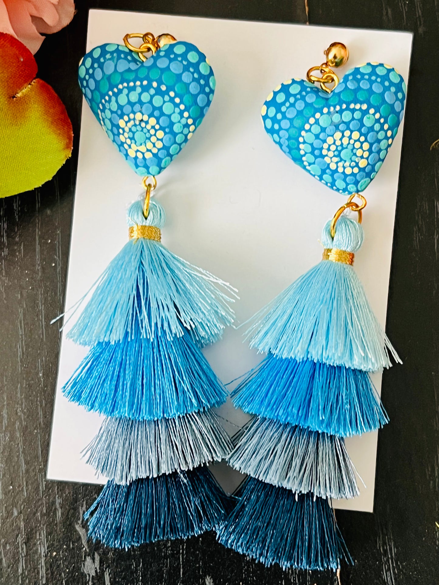 Corazón de Copal Earrings