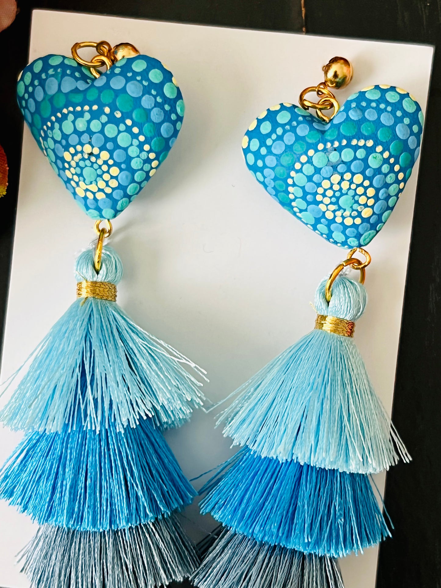 Corazón de Copal Earrings