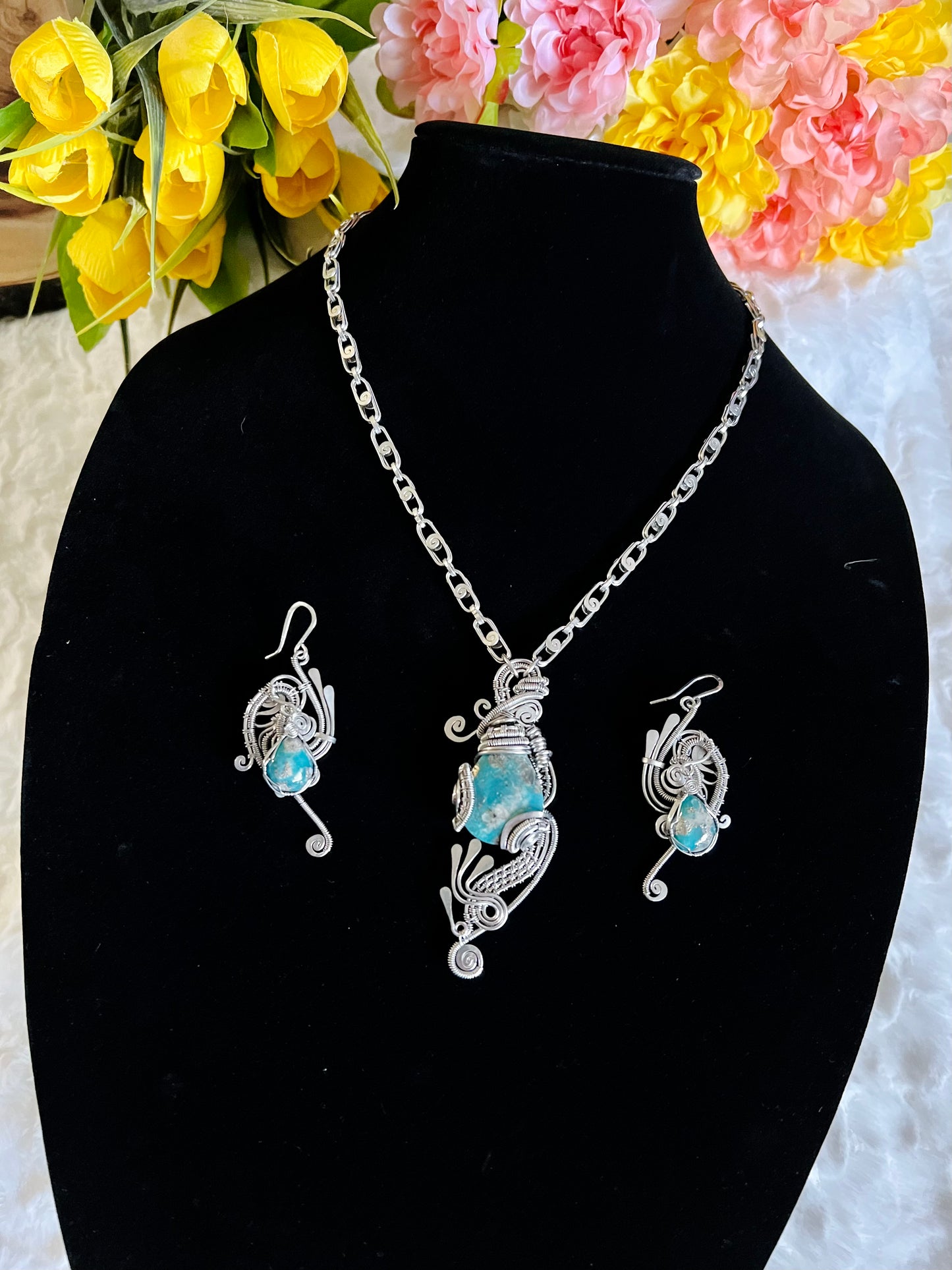 Turquoise Necklace Set