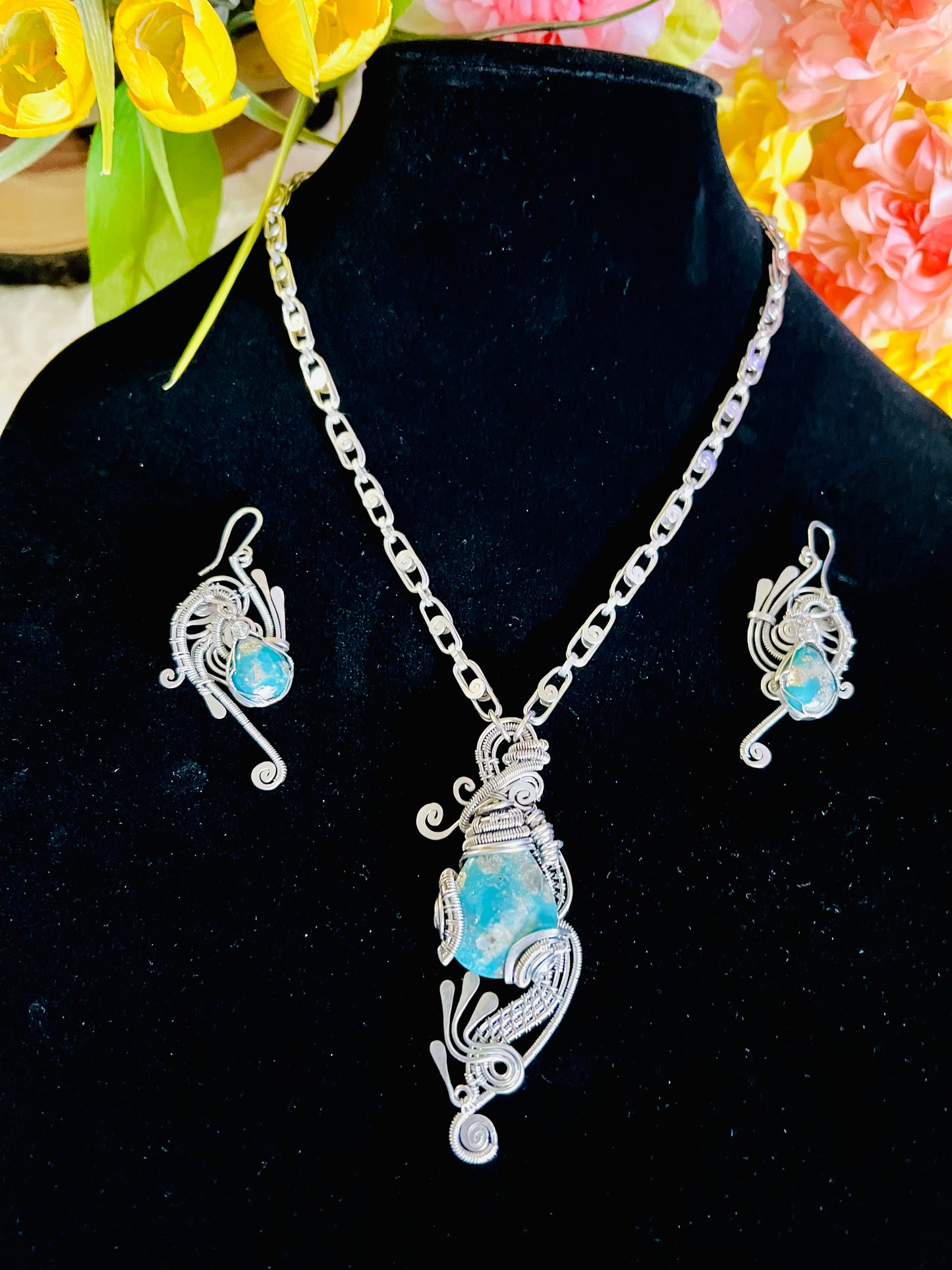 Turquoise Necklace Set