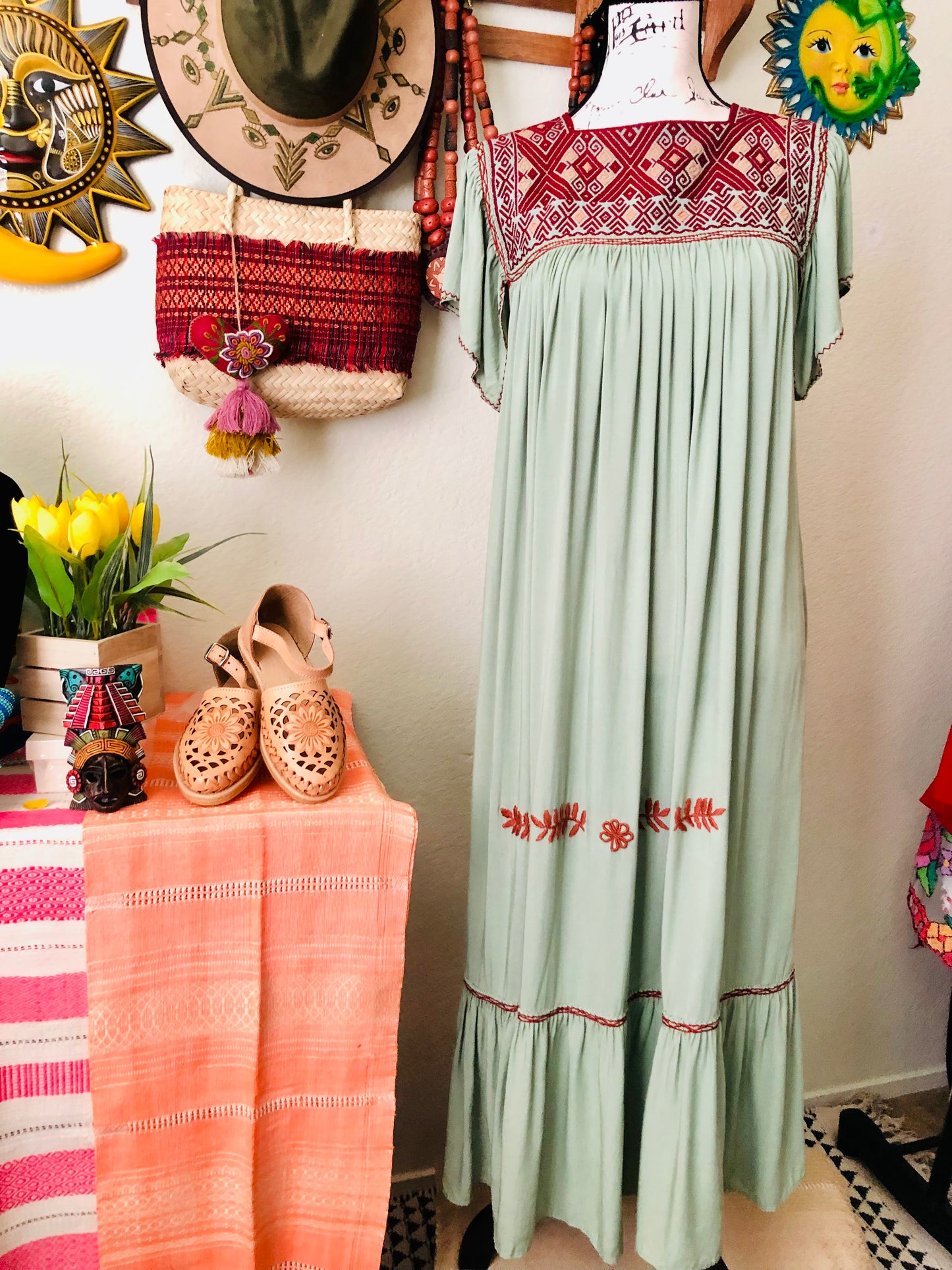 Sage Larrainzar Maxi-Dress