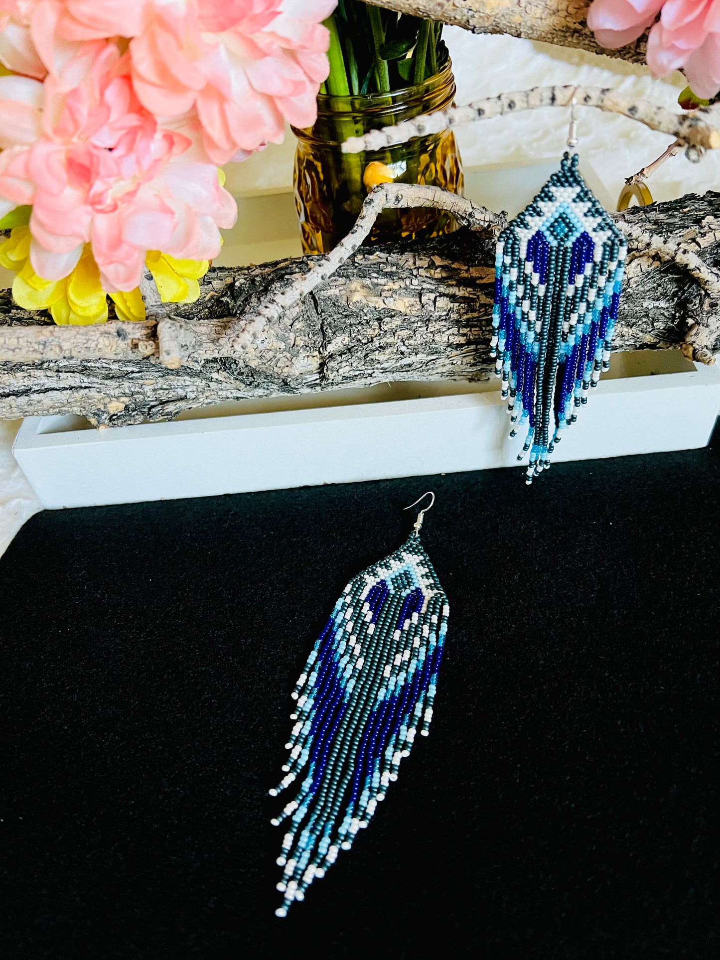 Southwest Style Beaded Earrings