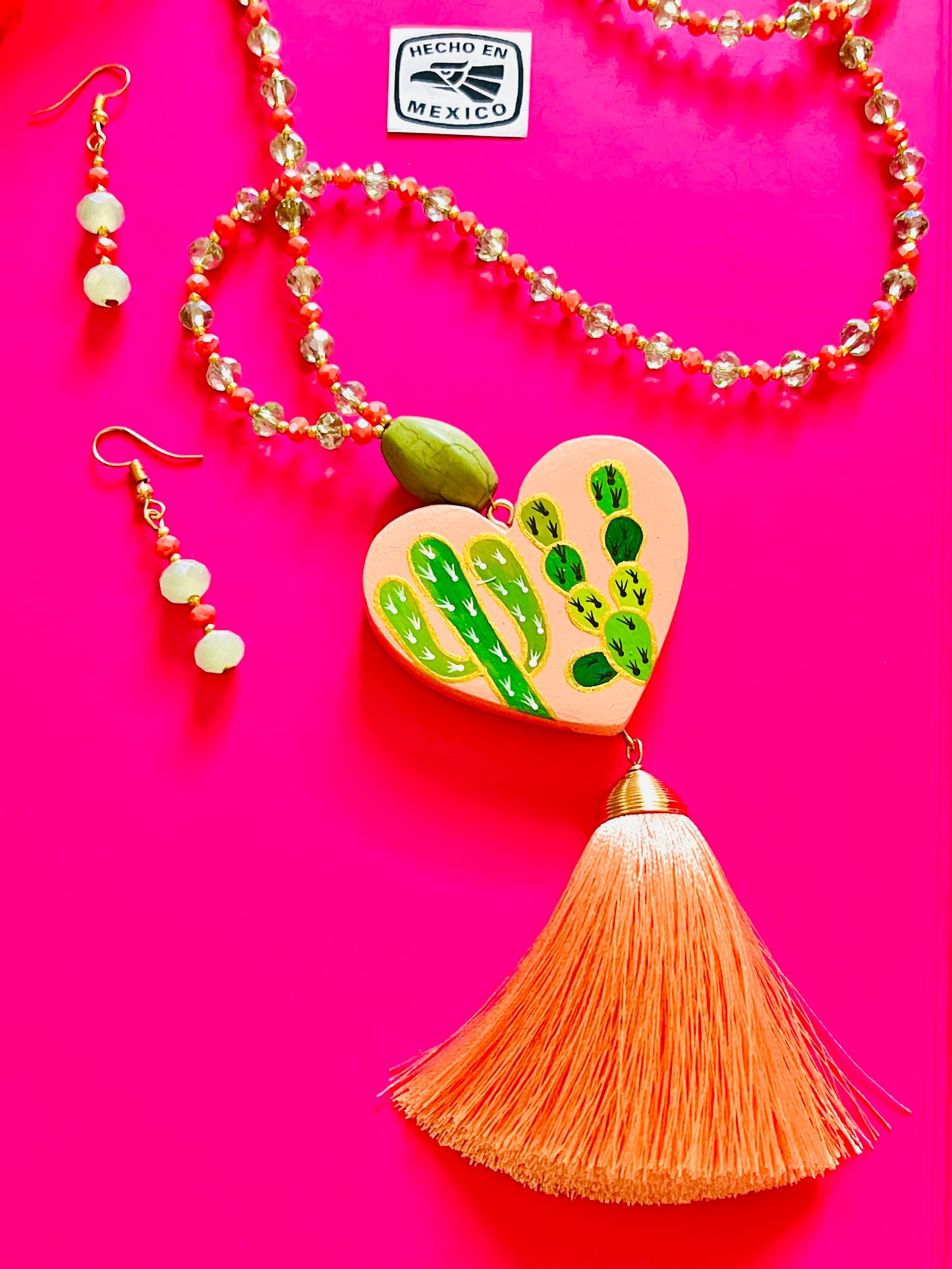 Cactus Necklace Set