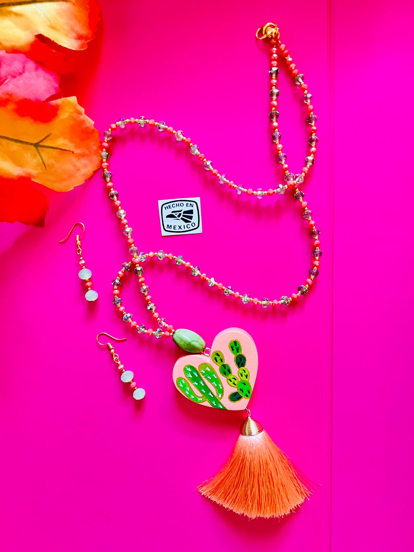 Cactus Necklace Set