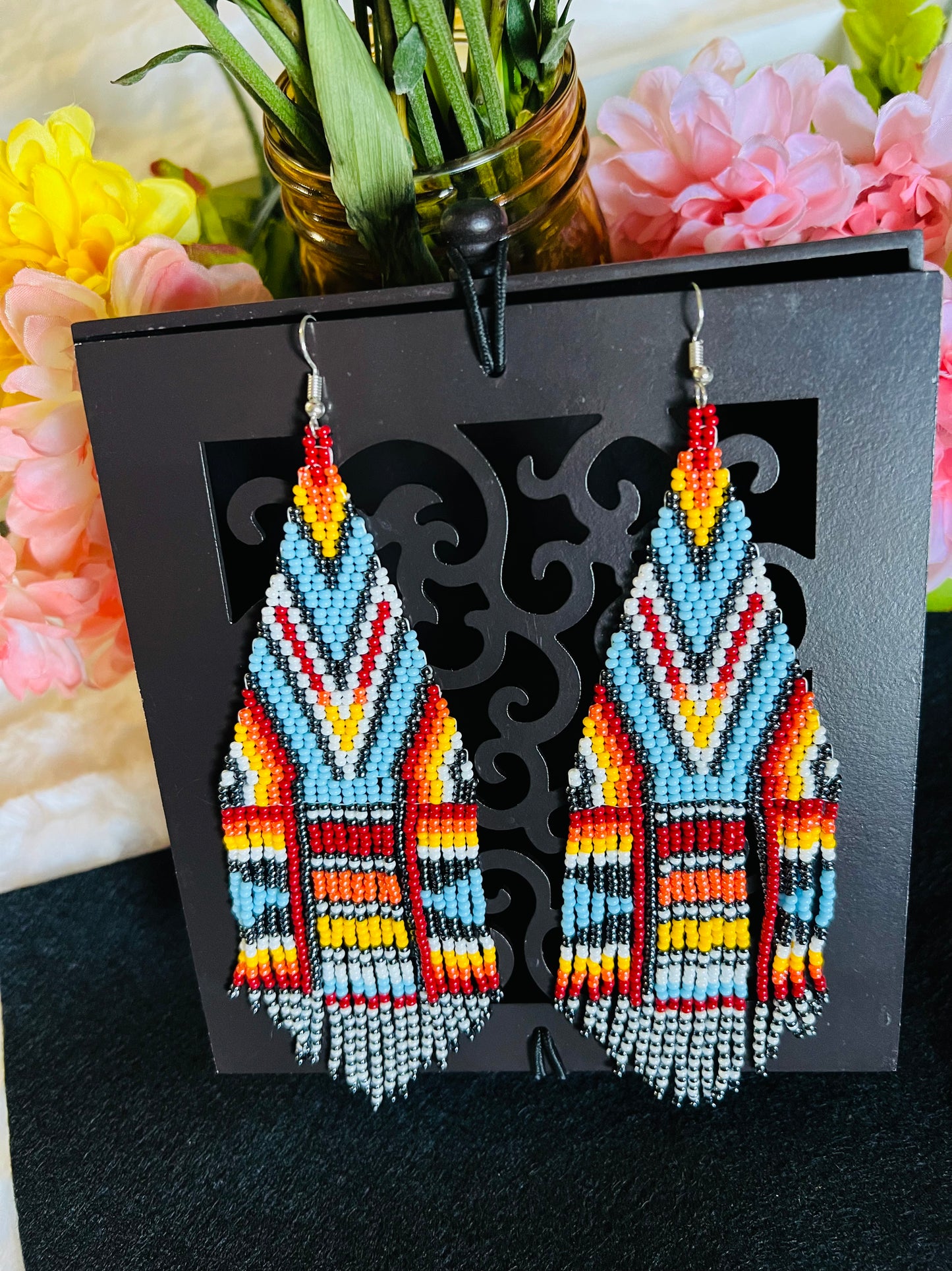 Southwest Style Beaded Earrings