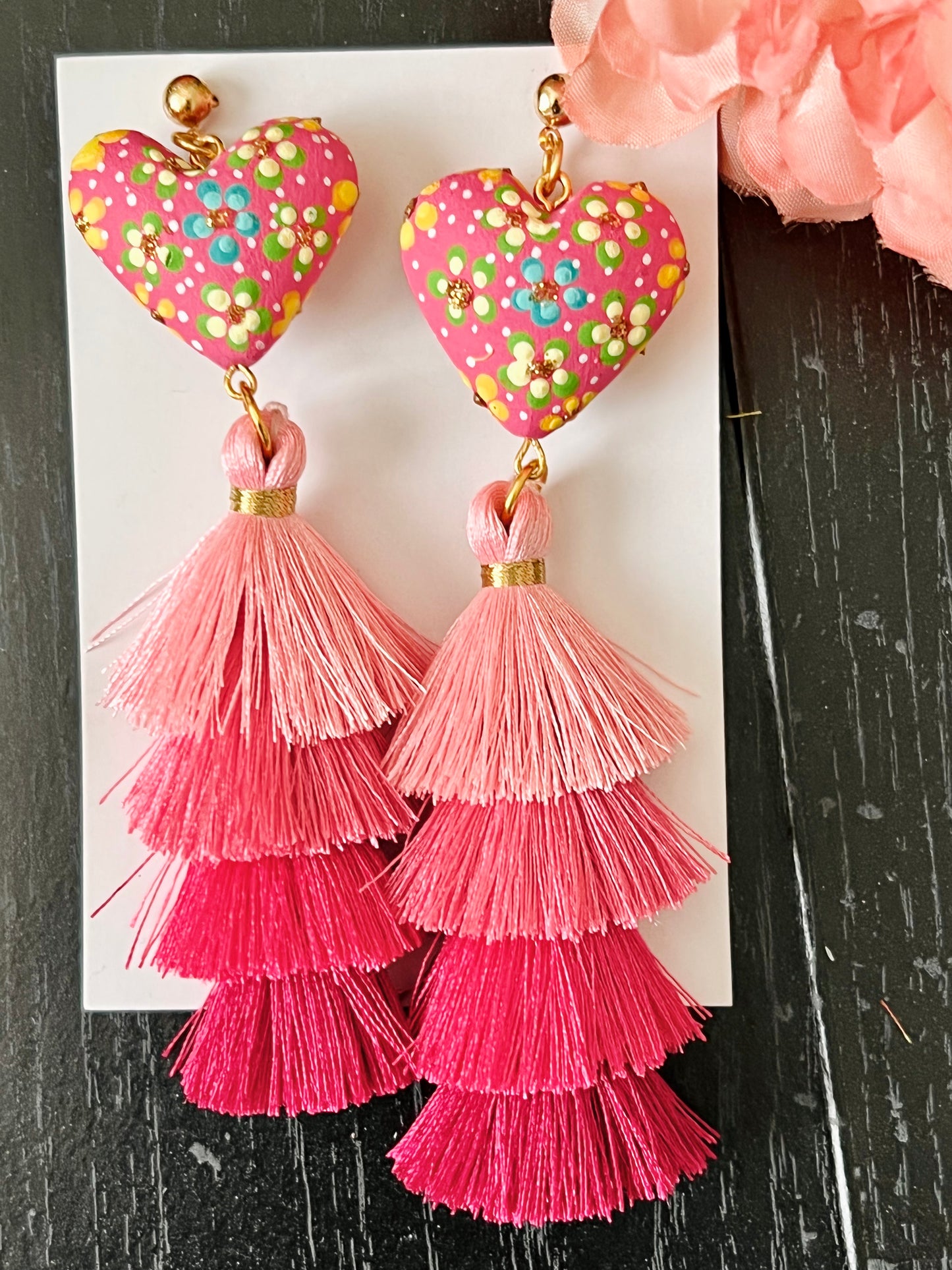 Corazón de Copal Earrings