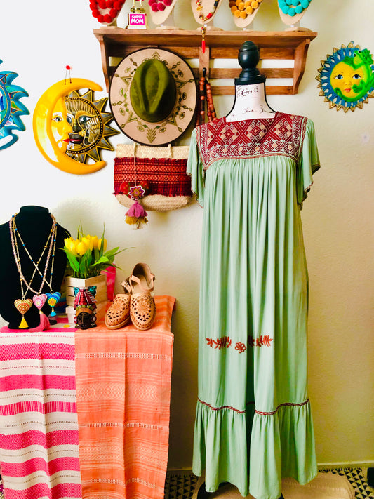 Sage Larrainzar Maxi-Dress