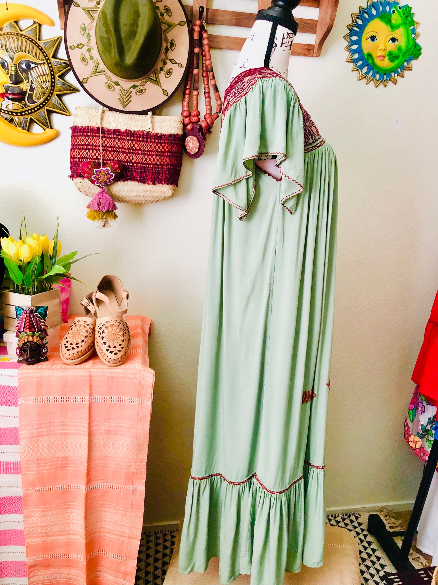 Sage Larrainzar Maxi-Dress